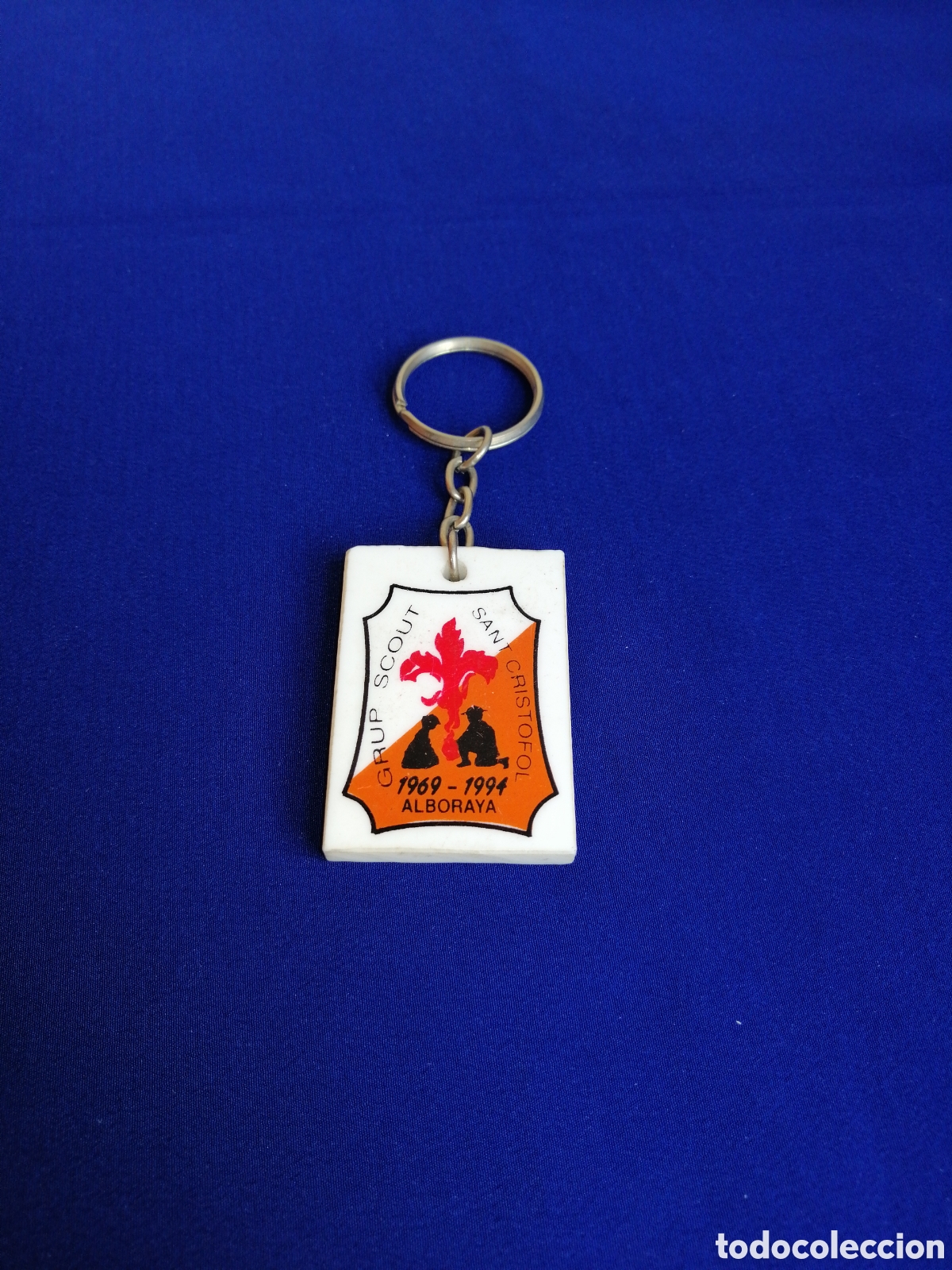 Coleccionismo de llaveros: GRUP SCOUTS SANT CRISTOFOL - SCOUTS - ALBORAYA 25 ANIVERSARIO LLAVERO
