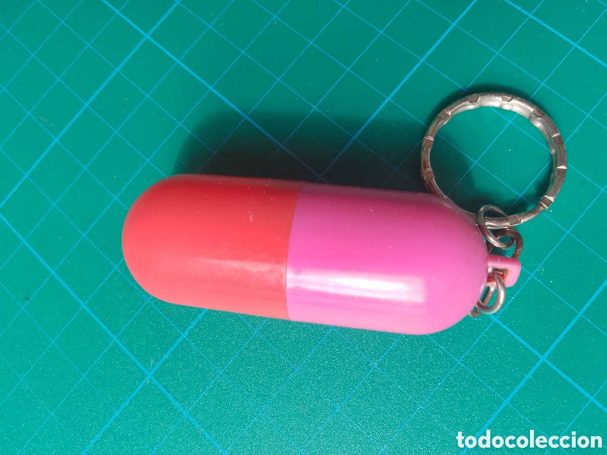 Coleccionismo de llaveros: PASTILLA . CAPSULA . LLAVERO . KEYCHAIN PILL . CON COMPARTIMENTO - Foto 4