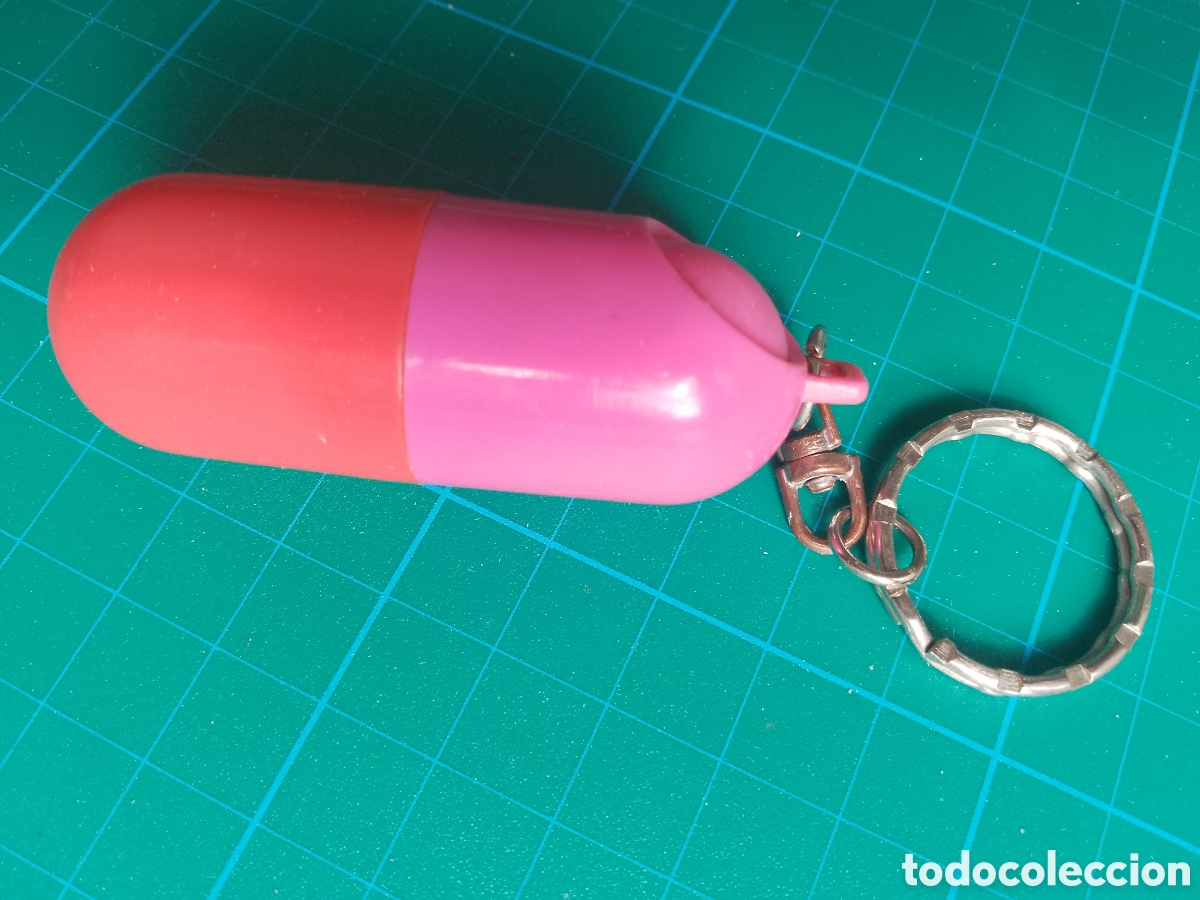 Coleccionismo de llaveros: PASTILLA . CAPSULA . LLAVERO . KEYCHAIN PILL . CON COMPARTIMENTO - Foto 5