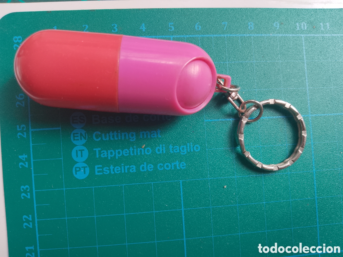 Coleccionismo de llaveros: PASTILLA . CAPSULA . LLAVERO . KEYCHAIN PILL . CON COMPARTIMENTO - Foto 6