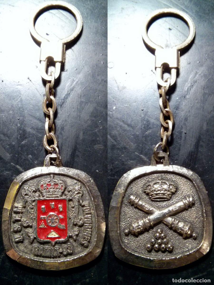 Coleccionismo de llaveros: Llavero con emblema militar