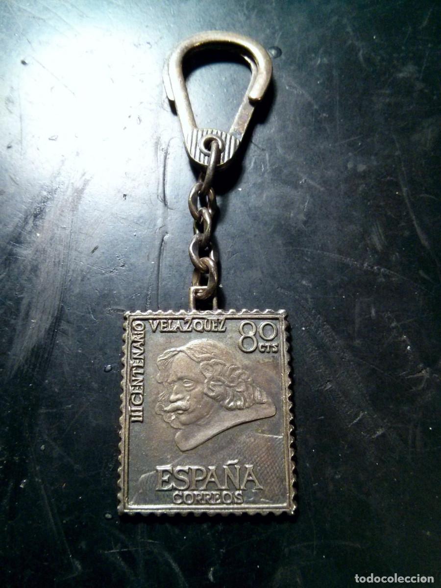 Coleccionismo de llaveros: Llavero &rdquo;Sello de Correos - Vel&aacute;zquez 80 cts&rdquo;