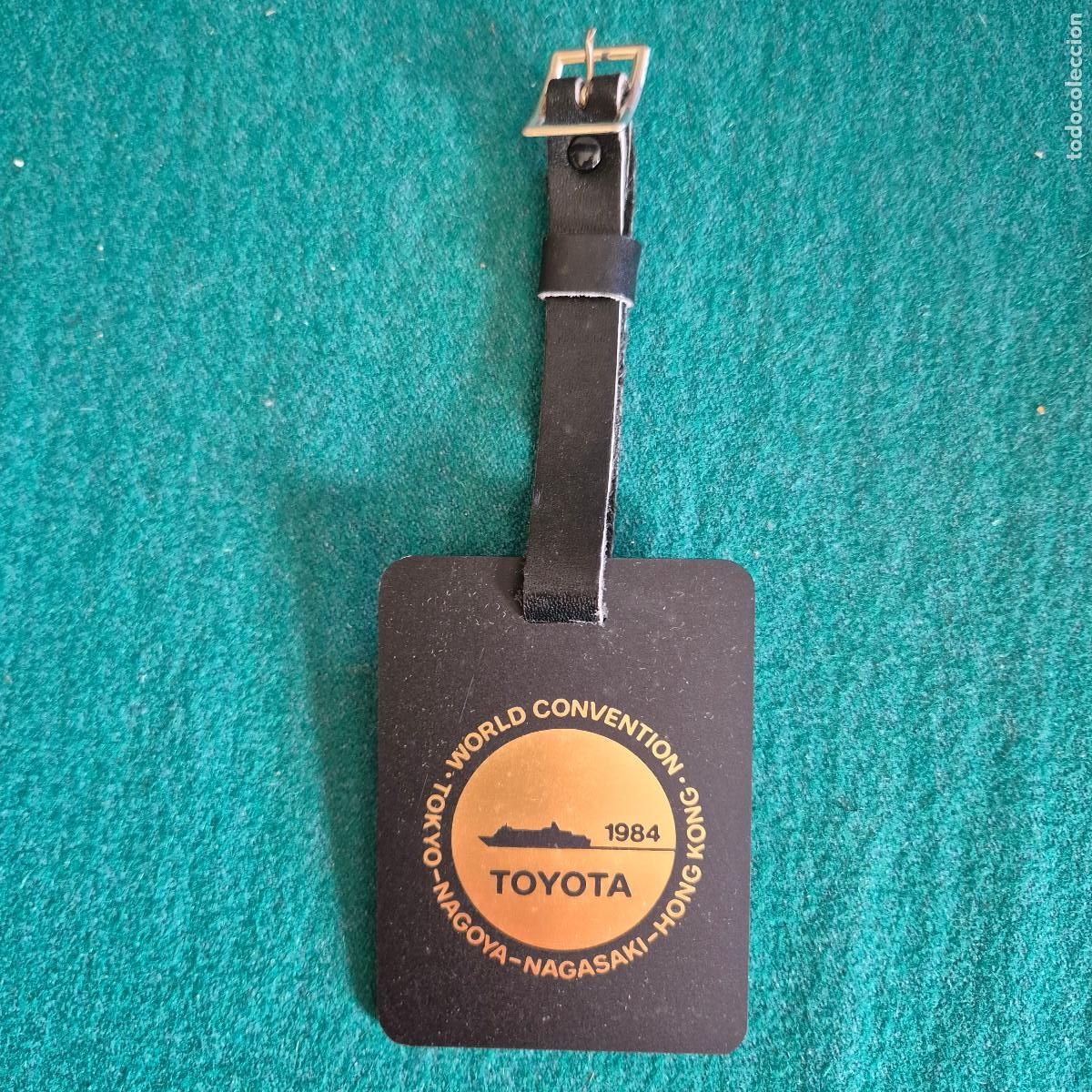 Coleccionismo de llaveros: etiqueta de equipaje TOYOTA COLECCIONISMO