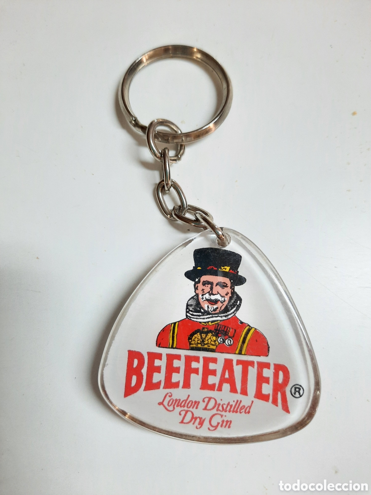 Coleccionismo de llaveros: Llavero vintage promocional de Beefeater