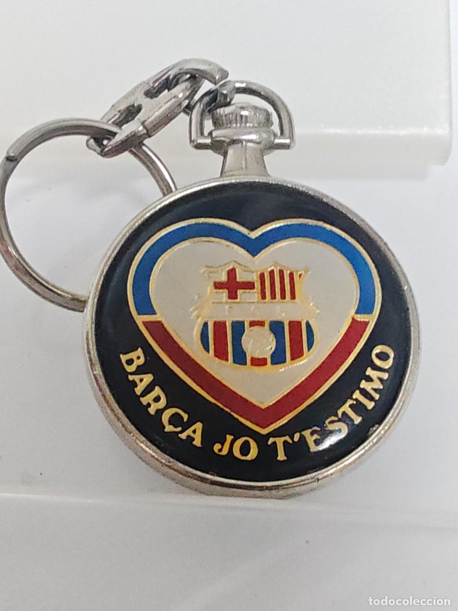 Coleccionismo de llaveros: LLAVERO FUTBOL FC BARCELONA FORMA DE RELOJ