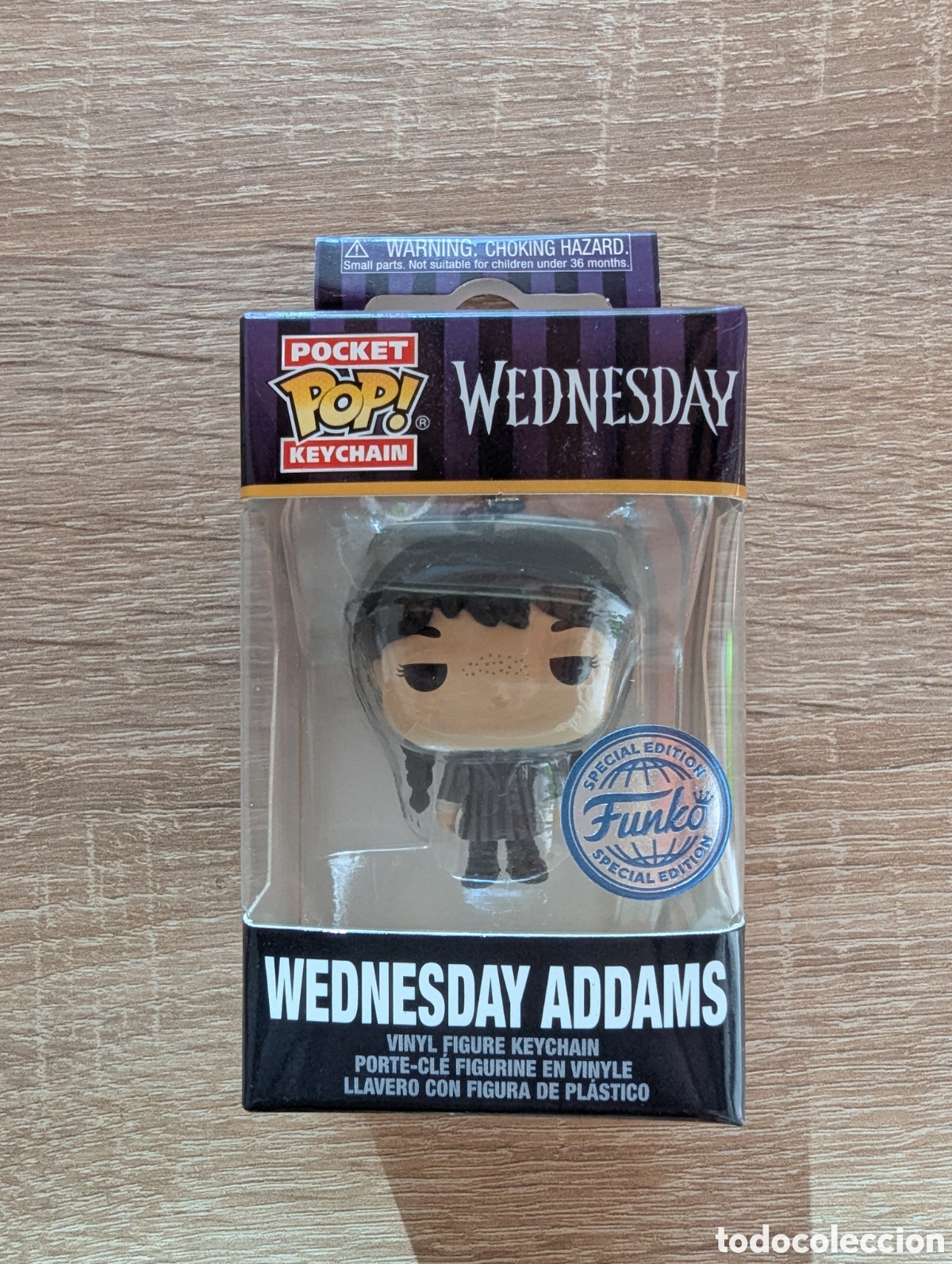 Coleccionismo de llaveros: Llavero Wednesday Funko Pop