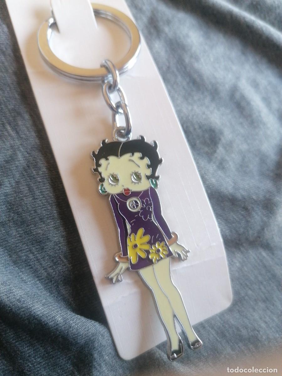 Coleccionismo de llaveros: Llavero Betty Boop hippie