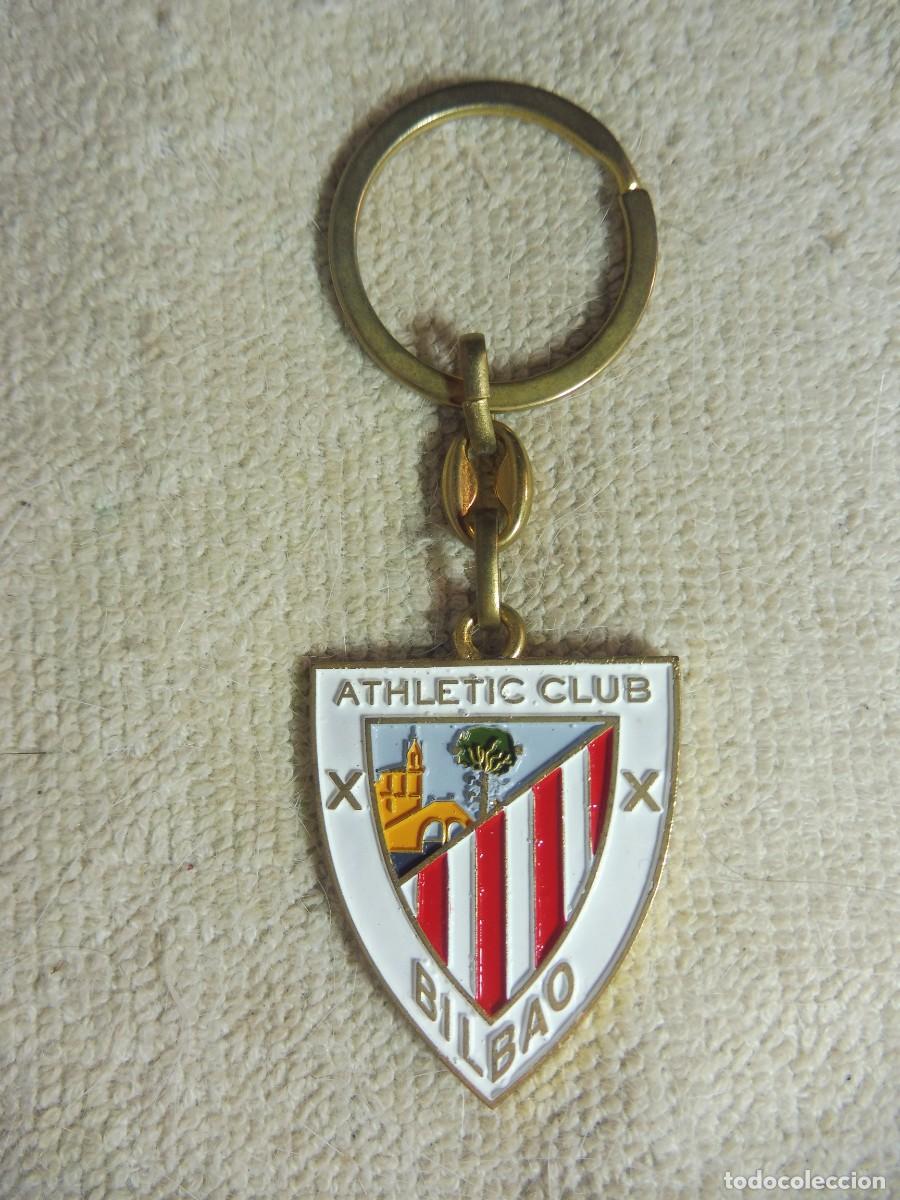 Coleccionismo de llaveros: Llavero f&uacute;tbol doble cara Athletic club Bilbao