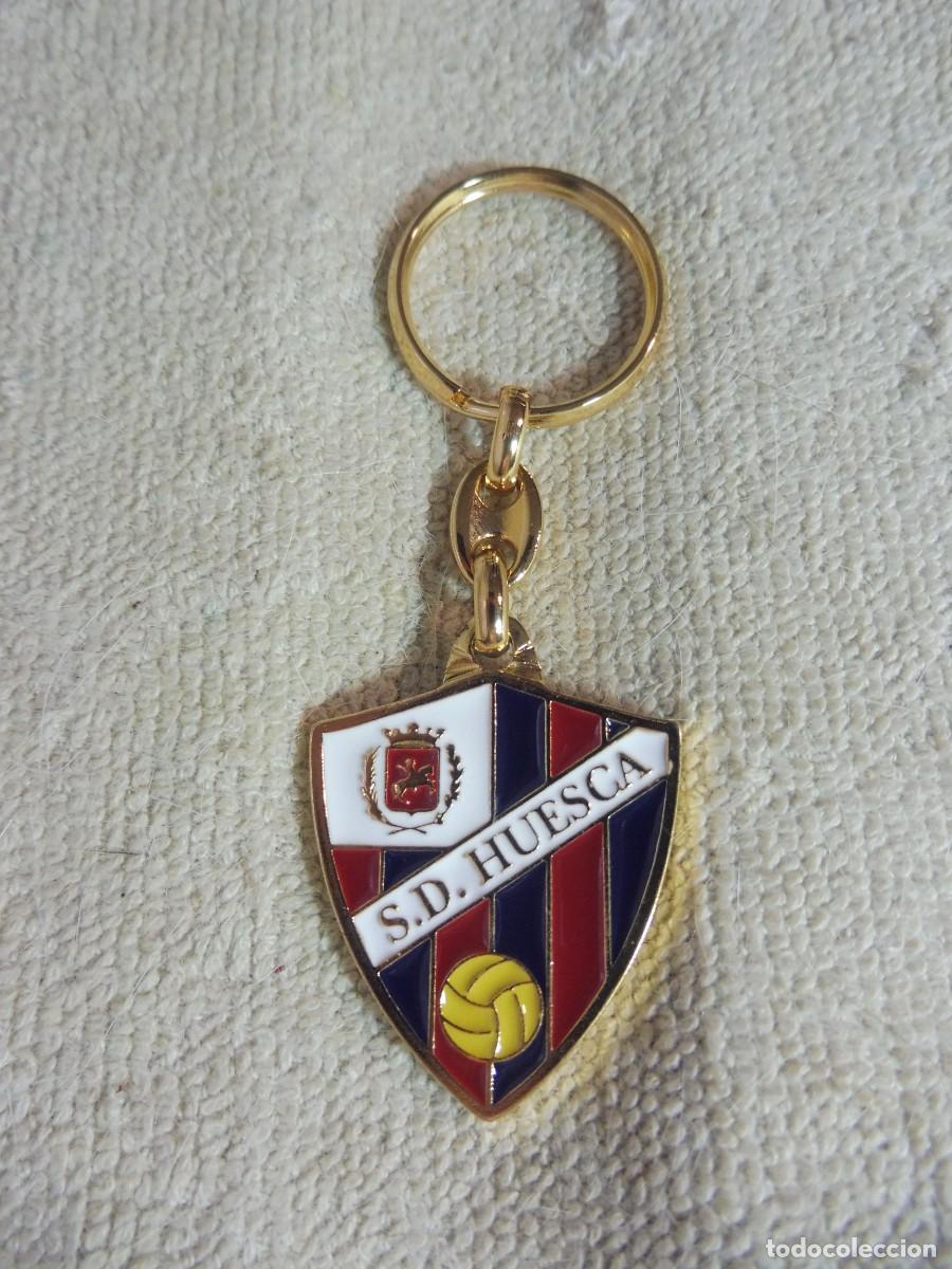 Coleccionismo de llaveros: Llavero f&uacute;tbol llavero dorado S.D. Huesca