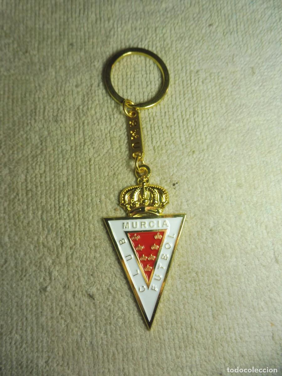 Coleccionismo de llaveros: Llavero f&uacute;tbol F&uacute;tbol Club Murcia inscripci&oacute;n por detr&aacute;s Real Murcia CF