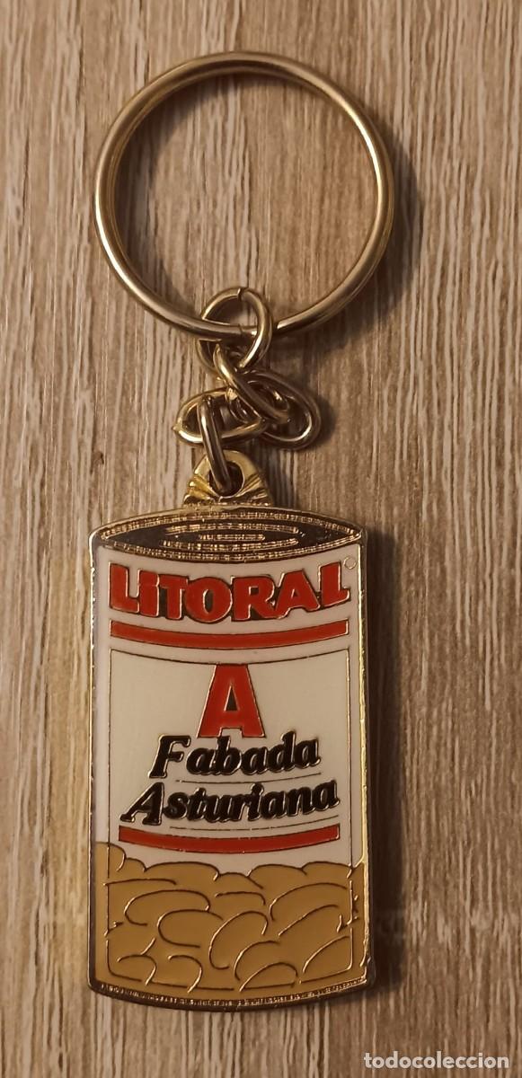 Coleccionismo de llaveros: LLAVERO PROMOCIONAL LATA DE FABADA ASTURIANA LITORAL VINTAGE