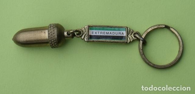Coleccionismo de llaveros: Llavero Bellota Recuerdo Extremadura