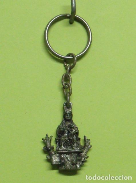 Coleccionismo de llaveros: Llavero Figura Metal Virgen Mar&iacute;a Ni&ntilde;o Jes&uacute;s