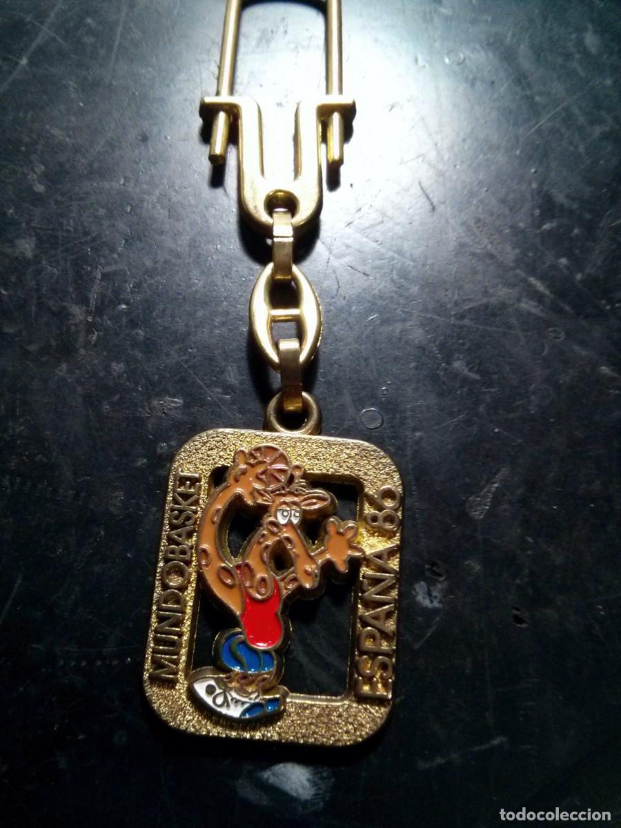 Coleccionismo de llaveros: Llavero Mascota Mundial de Baloncesto Espa&ntilde;a 1986 (Mundobasket '86)