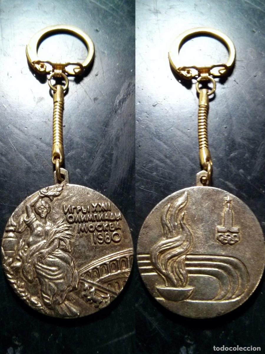 Coleccionismo de llaveros: Llavero de las Olimpiadas de Mosc&uacute; 1980 - Foto 1