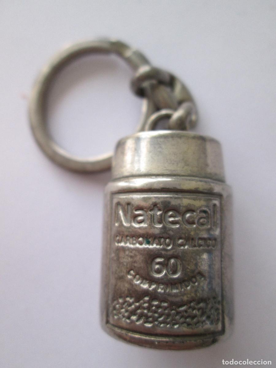 Coleccionismo de llaveros: LLAVERO METALICO PUBLICIDAD NATECAL CARBONATO CALCICO 60 COMPRIMIDOS