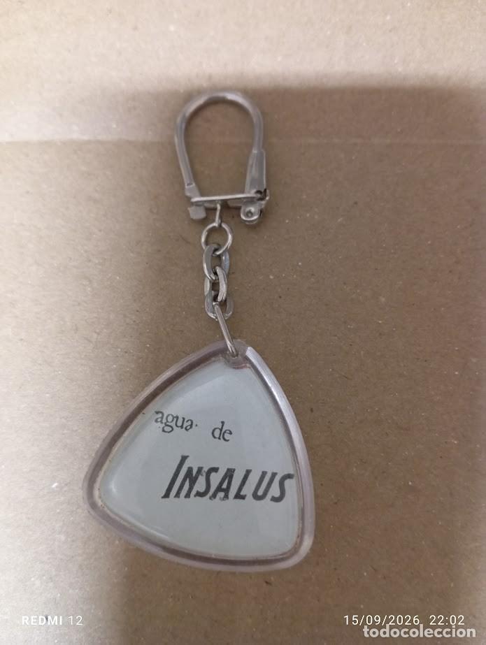 Coleccionismo de llaveros: LLAVERO AGUA DE INSALUS - Foto 2