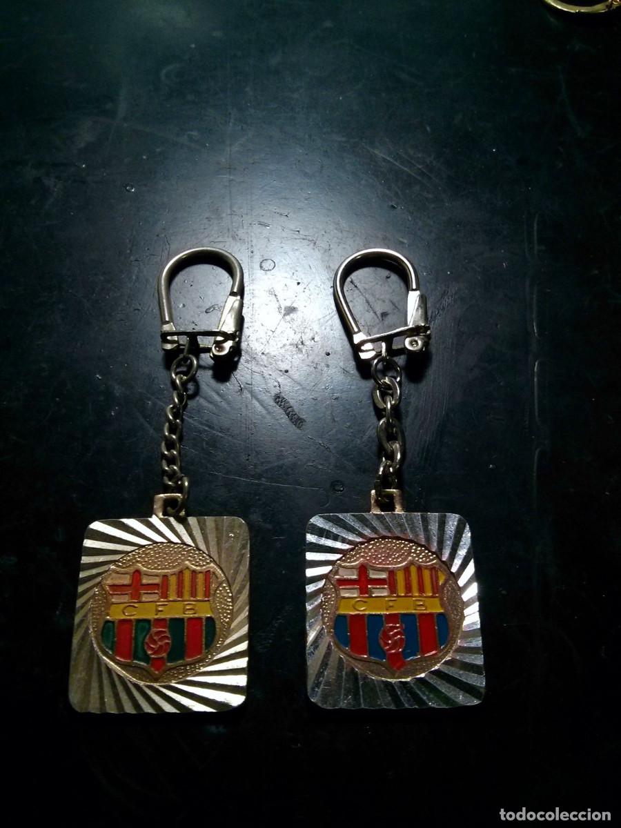 Coleccionismo de llaveros: Llaveros con escudos del F&uacute;tbol Club Barcelona (CFB)