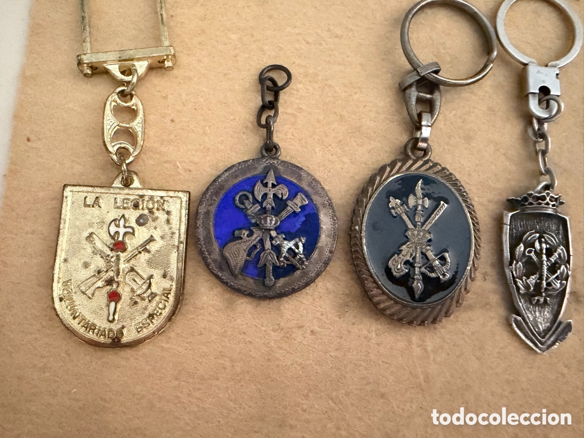 Coleccionismo de llaveros: 5 LAVEROS LEGI&Oacute;N ESPA&Ntilde;OLA - Foto 2