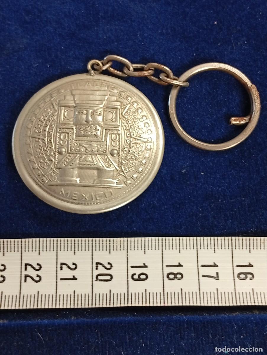 Coleccionismo de llaveros: LLAVERO CALENDARIO AZTECA,MEXICO EN RELIEVE DOBLE CARA-COLECCI&Oacute;N JORDI LLOPART ATLETA MARXA-