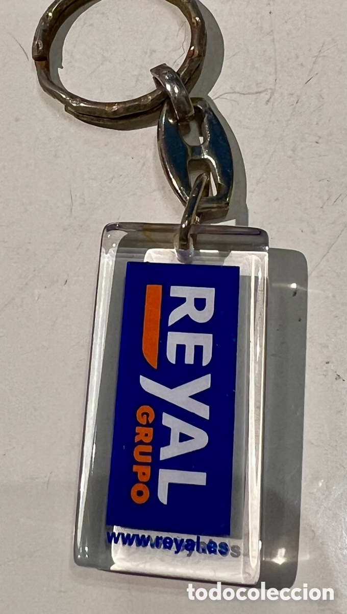 Coleccionismo de llaveros: Llavero. Reyal Grupo. Metal y metacrilato.
