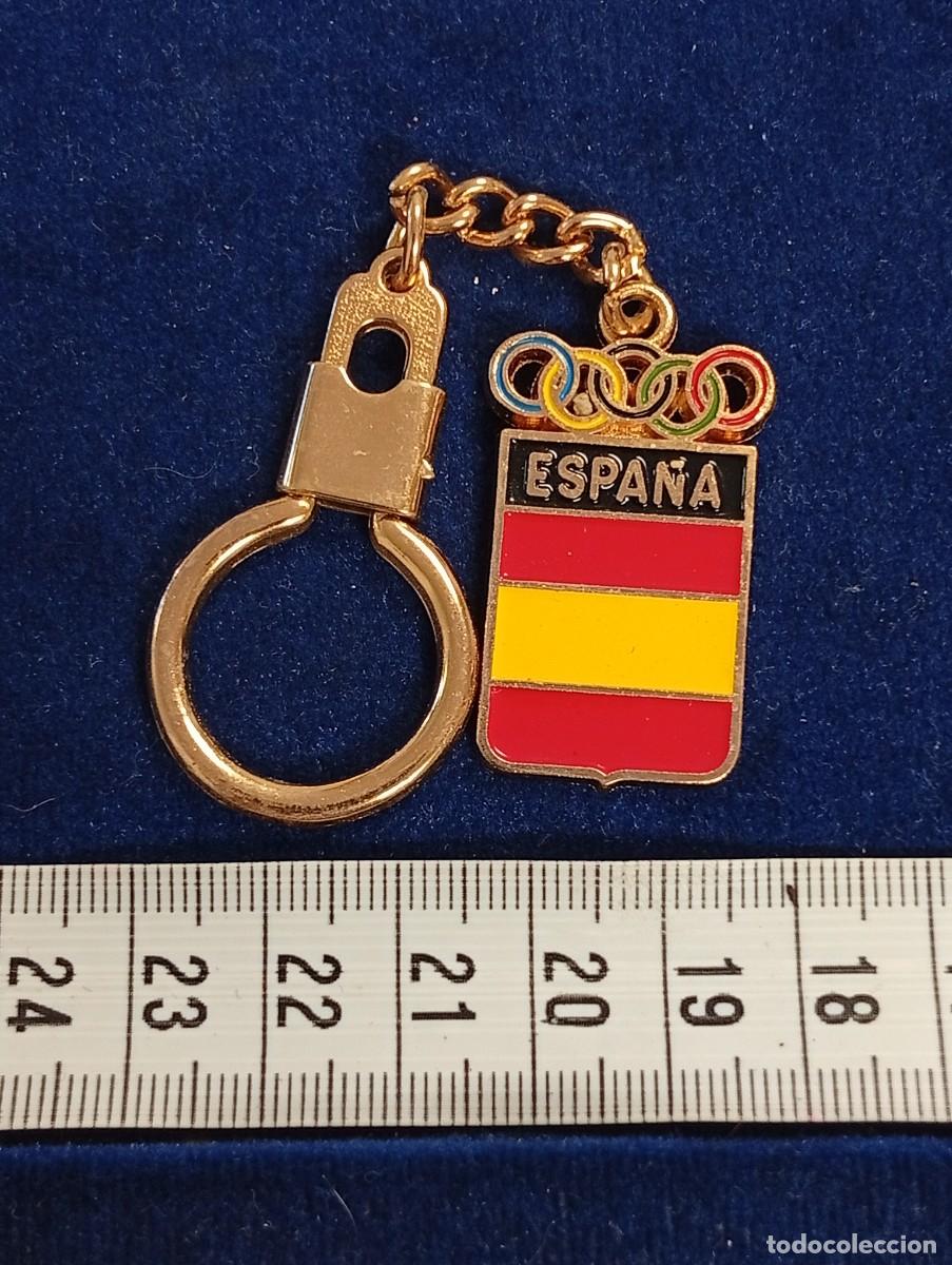 Coleccionismo de llaveros: LLAVERO COMITE OLIMPICO ESPA&Ntilde;OL, ESCUDO ESPA&Ntilde;A OLIMPIADAS -COLECCI&Oacute;N JORDI LLOPART ATLETA MARXA-
