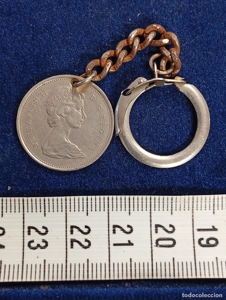 Coleccionismo de llaveros: LLAVERO MONEDA 25 CENTIMOS CANADA-COLECCI&Oacute;N JORDI LLOPART ATLETA MARXA-