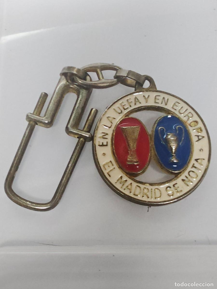 Coleccionismo de llaveros: LLAVERO METAL FUTBOL REAL MADRID
