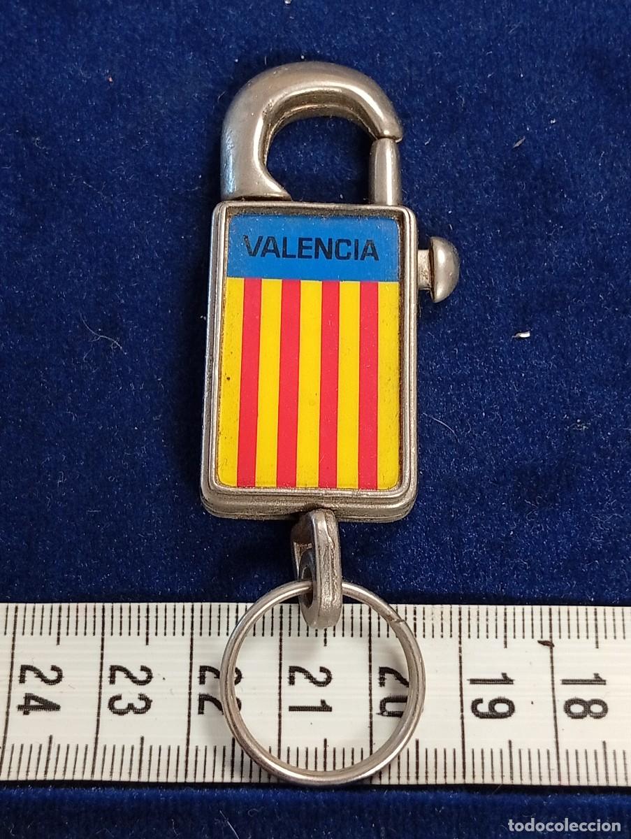 Coleccionismo de llaveros: LLAVERO BANDERA AUTONOMICA VALENCIA-COLECCI&Oacute;N JORDI LLOPART ATLETA MARXA-