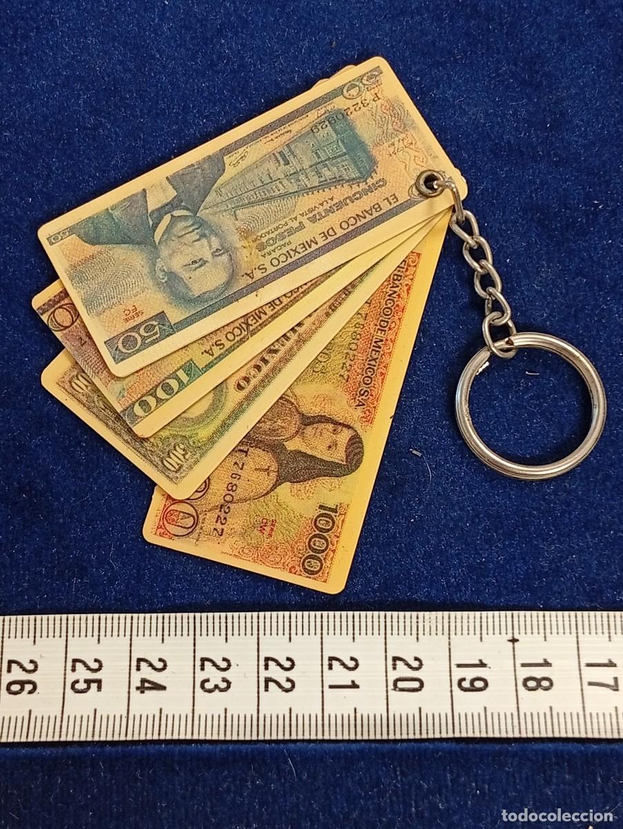 Coleccionismo de llaveros: LLAVERO BILLETES PESOS BANCO MEXICANO-COLECCI&Oacute;N JORDI LLOPART ATLETA MARXA-