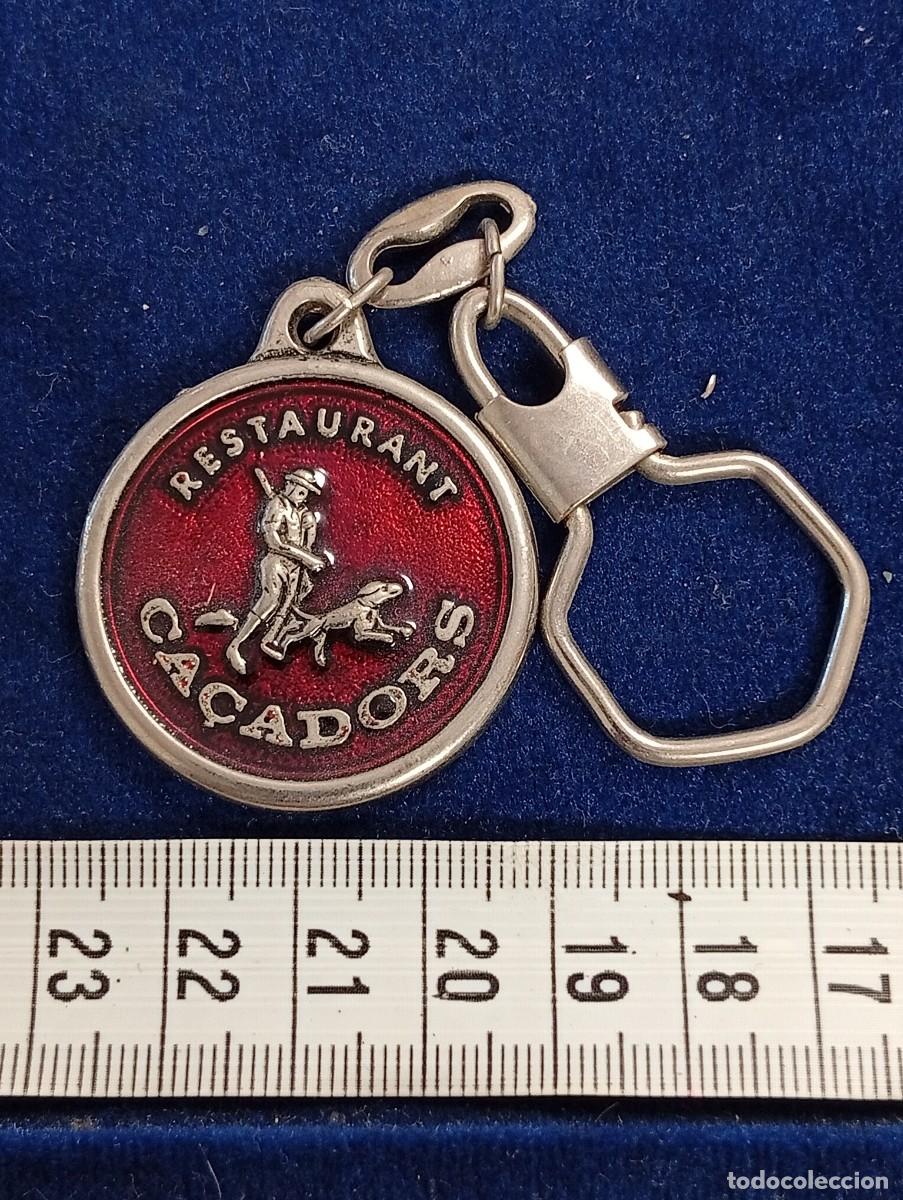 Coleccionismo de llaveros: LLAVERO RESTAURANT CA&Ccedil;ADORS RIBERS DE FRESER-COLECCI&Oacute;N JORDI LLOPART ATLETA MARXA-