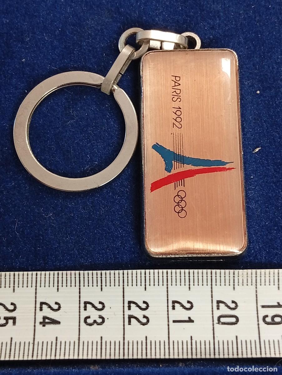 Coleccionismo de llaveros: LLAVERO CANDIDATURA PARIS 1992 JUEGOS OLIMPICOS,OLIMPIADAS-COLECCI&Oacute;N JORDI LLOPART ATLETA MARXA-
