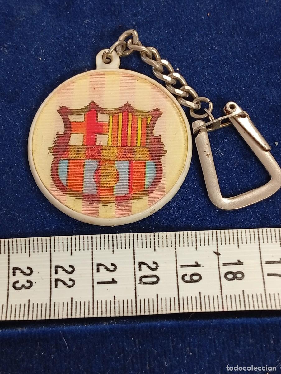 Coleccionismo de llaveros: LLAVERO ESCUDO F.C. BARCELONA SENYERA CATALANA HOLOGRAFICO-COLECCI&Oacute;N JORDI LLOPART ATLETA MARXA-