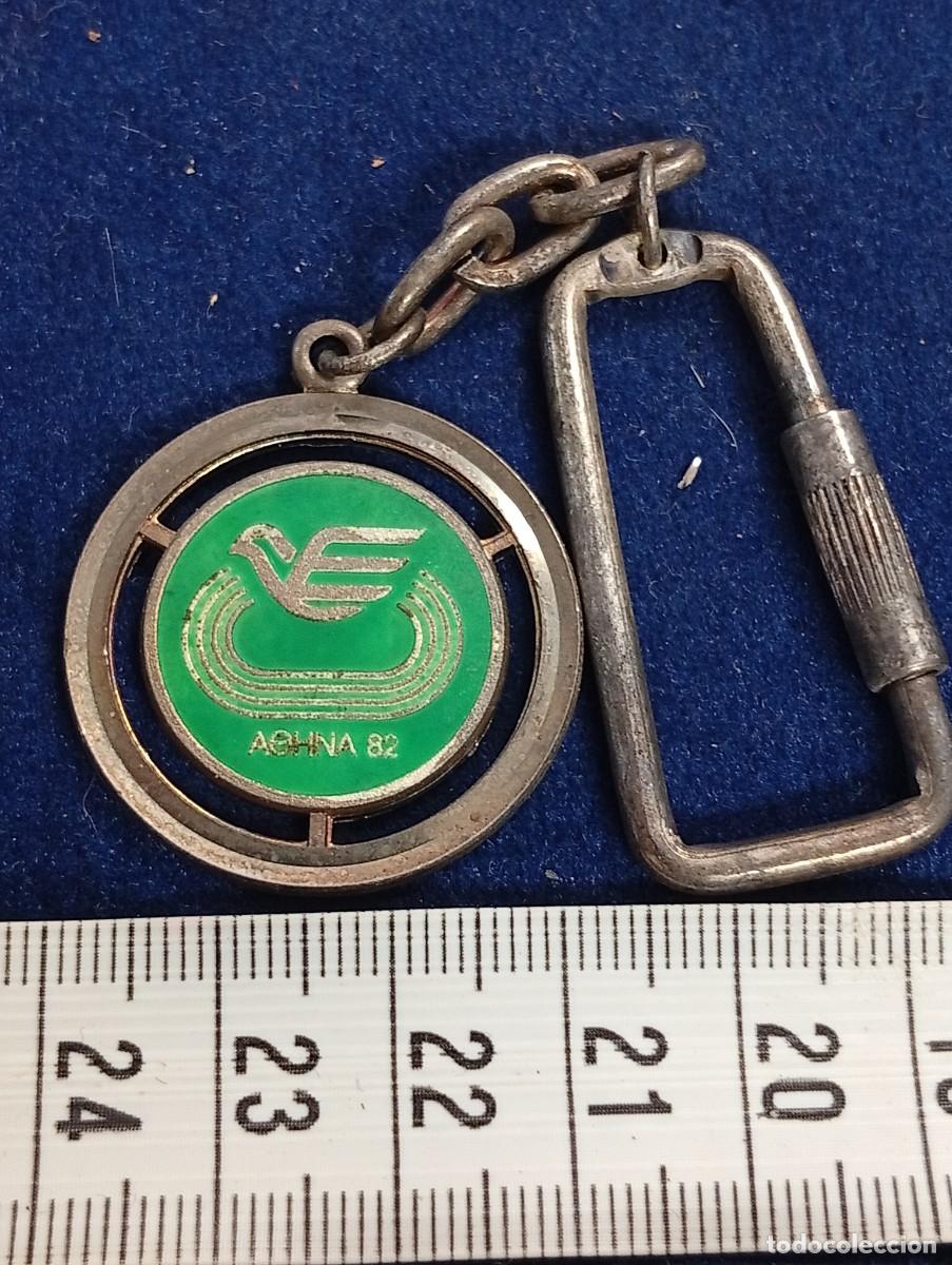 Coleccionismo de llaveros: LLAVERO CAMPEONATO EUROPEO DE ATLETISMO ATENAS 82-COLECCI&Oacute;N JORDI LLOPART ATLETA MARXA-