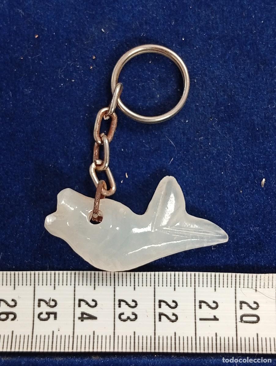 Coleccionismo de llaveros: LLAVERO JADE? BALLENA TALLADO ARTESANAL-COLECCI&Oacute;N JORDI LLOPART ATLETA MARXA-