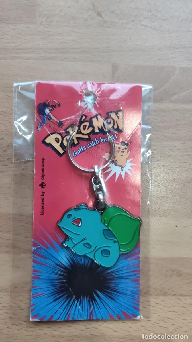 Coleccionismo de llaveros: Llavero Pok&eacute;mon Bulbasaur Vintage 1998 Gigliotti Group embalaje original
