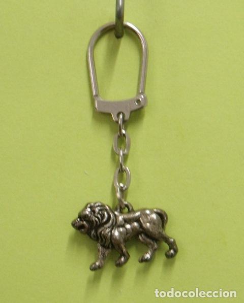 Coleccionismo de llaveros: Llavero Figura Metal Le&oacute;n