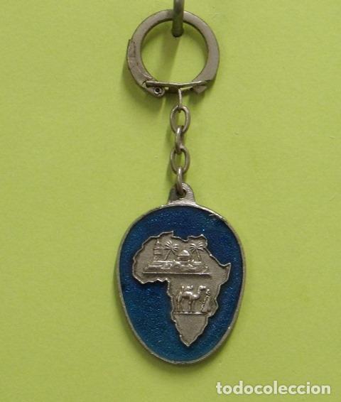 Coleccionismo de llaveros: Llavero Mapa &Aacute;frica Relieve