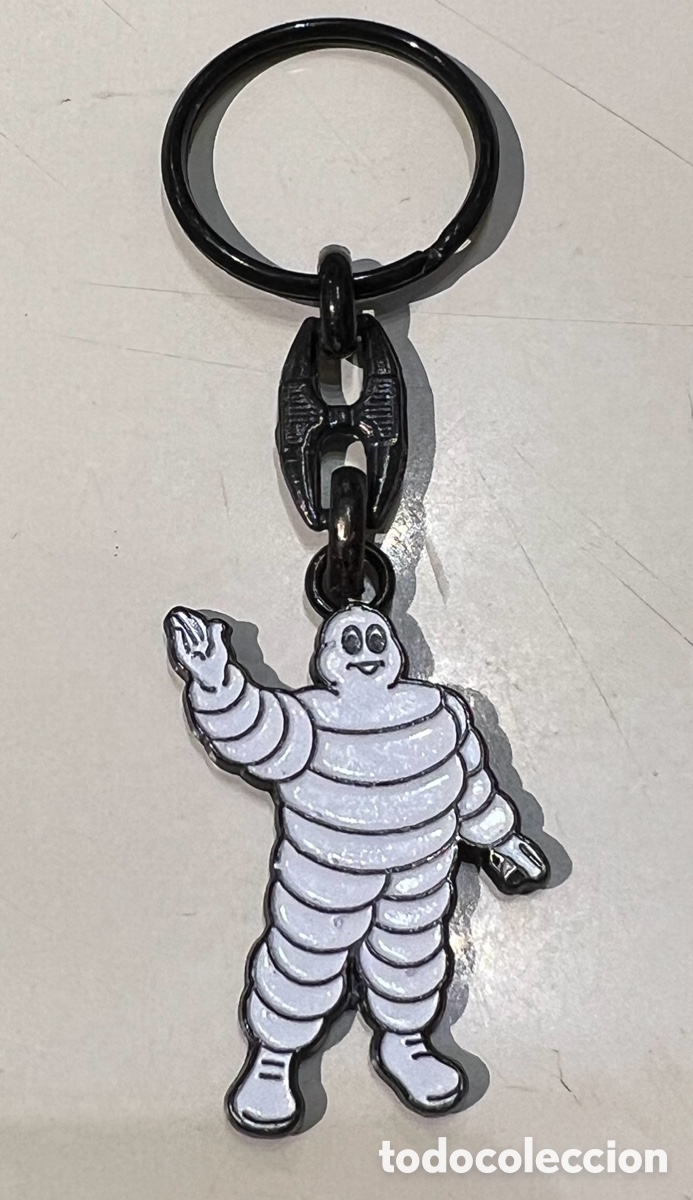 Coleccionismo de llaveros: Llavero. Figura de MICHELIN. Metal. A&ntilde;os 80.