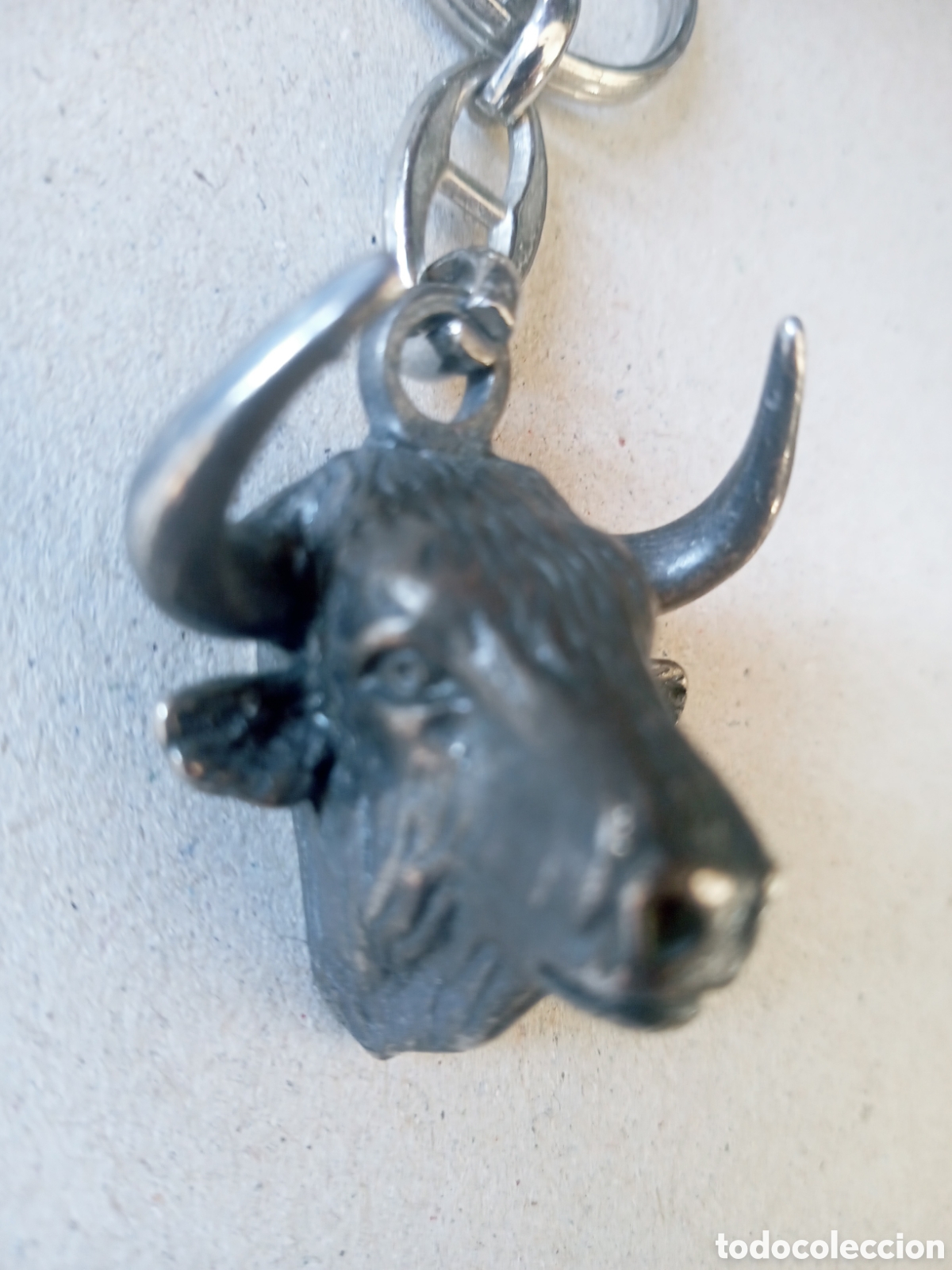 Coleccionismo de llaveros: BONITO LLAVERO ANTIGUO TORO - Foto 4