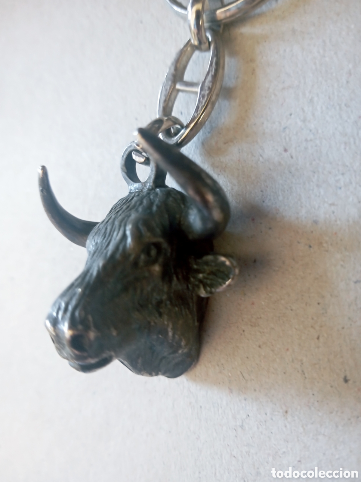 Coleccionismo de llaveros: BONITO LLAVERO ANTIGUO TORO - Foto 5