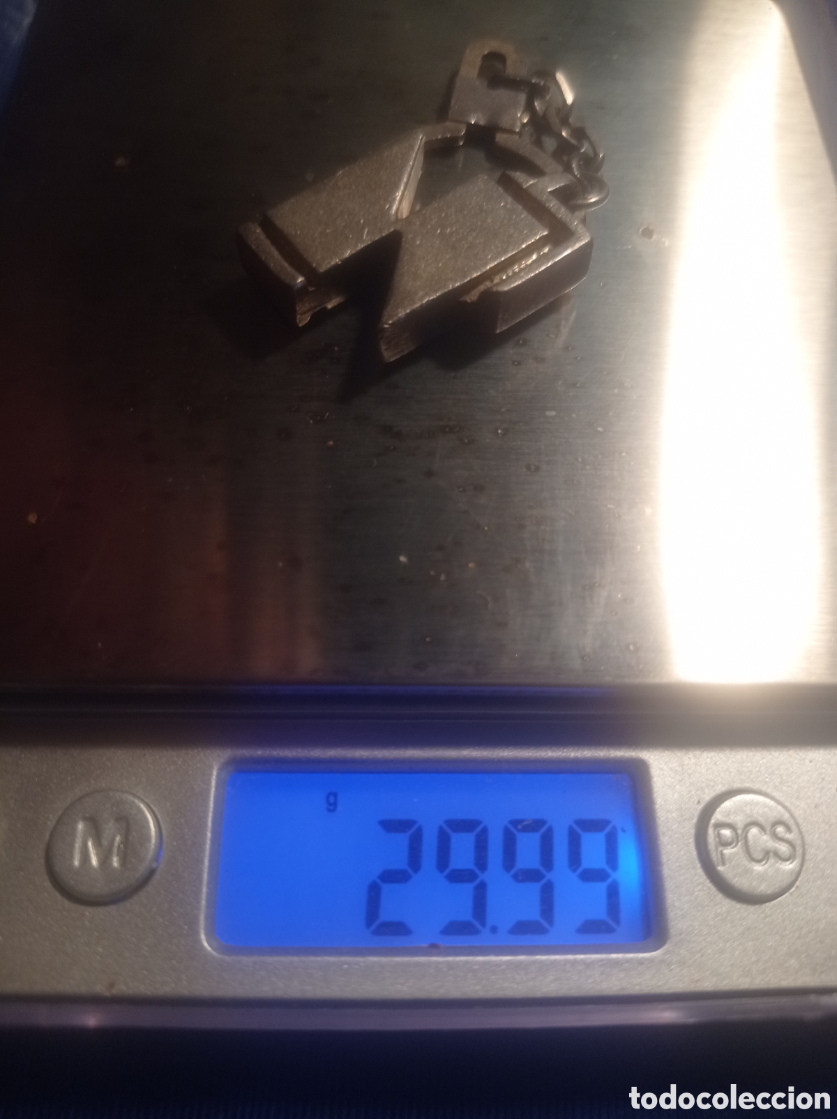 Coleccionismo de llaveros: LLAVERO PLATA LETRA N - Foto 3