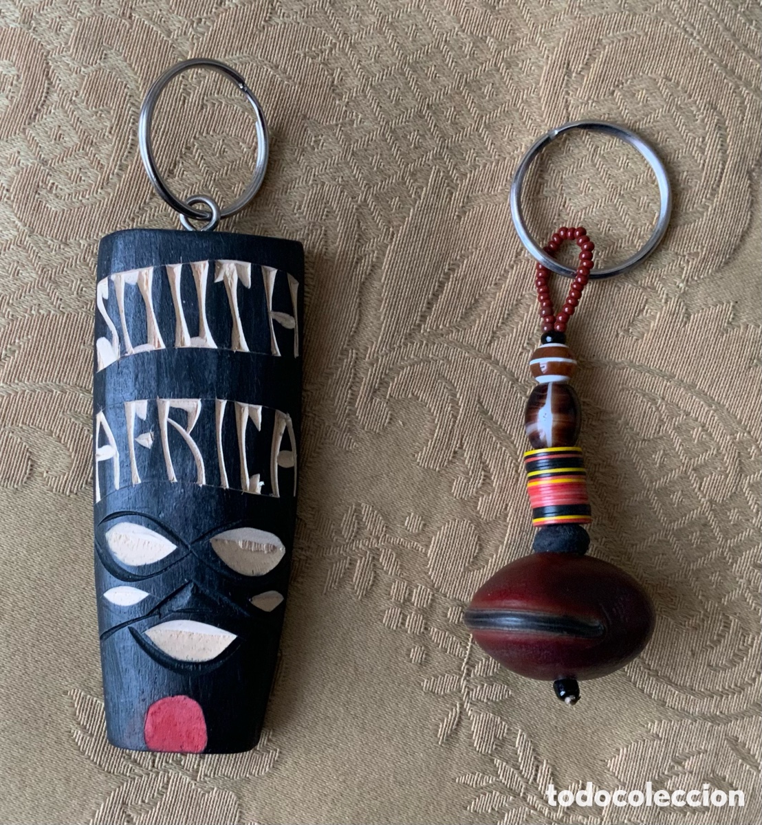 Coleccionismo de llaveros: 2 LLAVEROS AFRICANOS - Foto 1