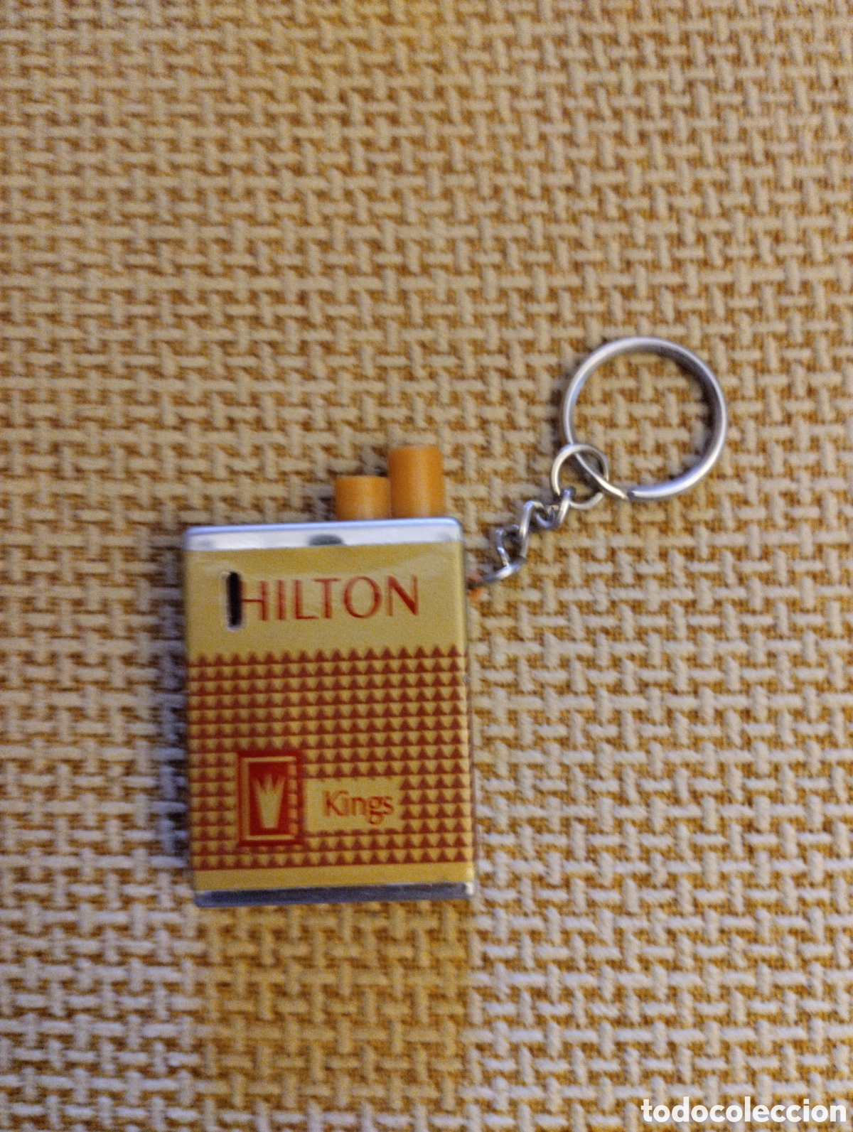 Coleccionismo de llaveros: Llavero mechero antiguo Hilton