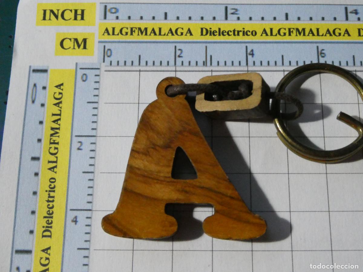 Coleccionismo de llaveros: LLAVERO LETRA A MADERA. ANTONIO ANA ANABEL ANAMARI ALBERTO ARTURO AITANA AITOR ARIANA