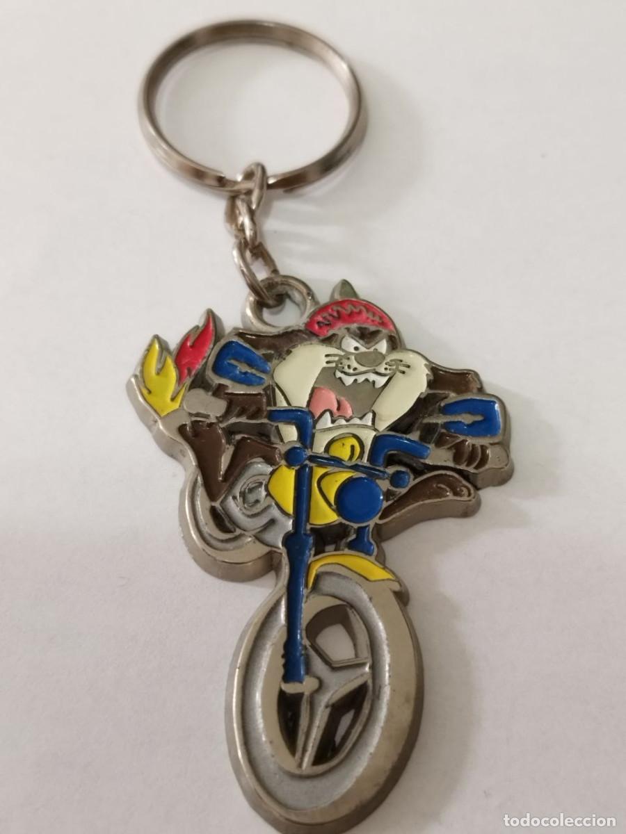 Coleccionismo de llaveros: lavero Vintage Demonio de Tasmania Taz Moto Warner Bros Sedesma