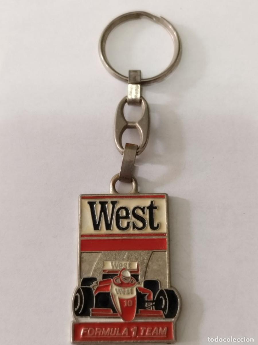 Coleccionismo de llaveros: Llavero vintage West Zakspeed Formula 1 Team F1 a&ntilde;os 80