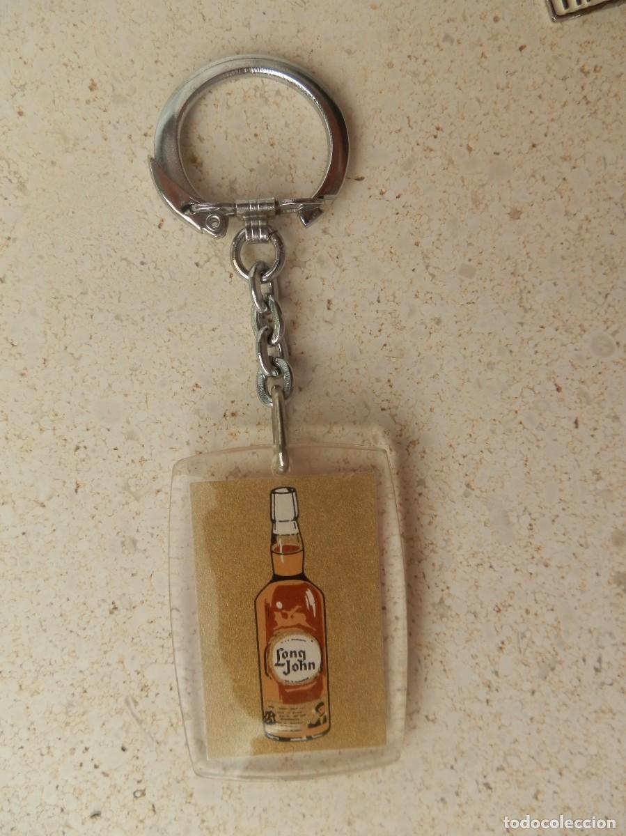 Coleccionismo de llaveros: Llavero publicitario vintage de la marca Long John Scotch Whisky.