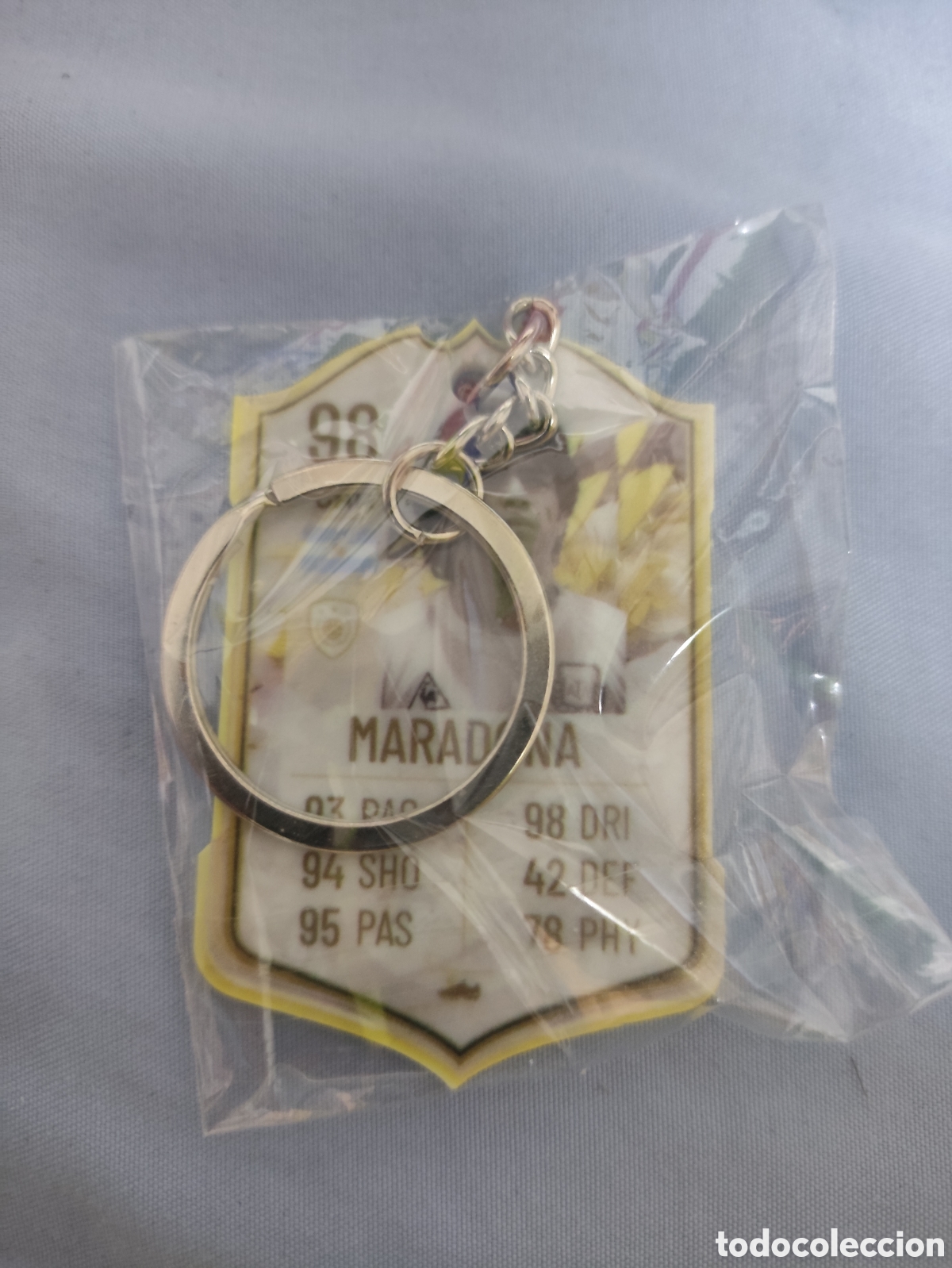 Coleccionismo de llaveros: Llavero Maradona F&uacute;tbol