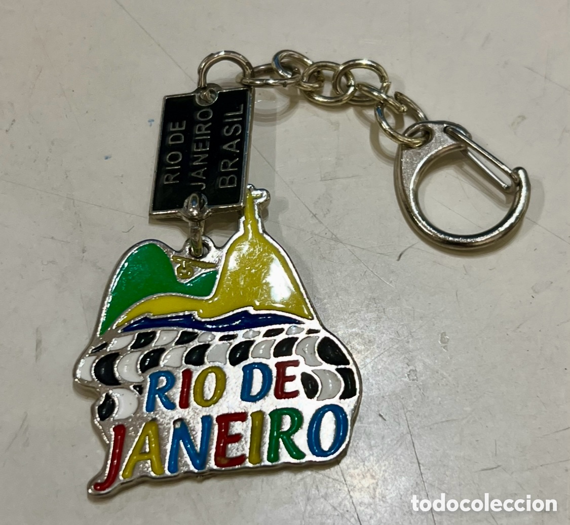 Coleccionismo de llaveros: Llavero. Rio de Janeiro. Chaveroismania. Brasil. Metal.